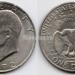 Монета США 1 доллар 1972 год Эйзенхауер