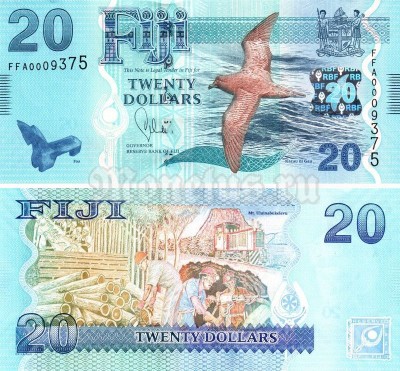 банкнота Фиджи 20 долларов 2013 год