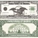 банкнота США 1 000 000 долларов 1997 год сувенирная банкнота в подарочном конверте