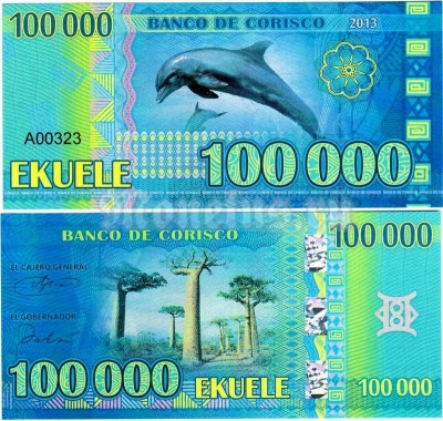 бона Кориско 100 000 экуелей 2013 год Дельфин