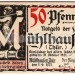 Нотгельд Германия 50 пфеннигов 1921 год Mühlhausen Мюльхаузен, тип 2