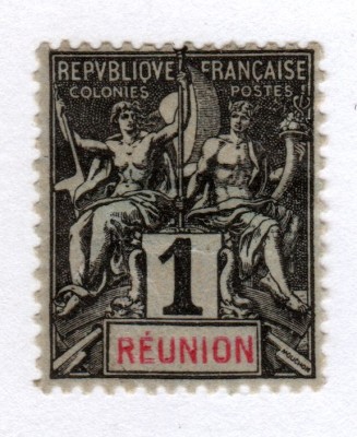 Реюньон 1892 г. Аллегория Mi:RE 32