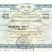 Сертификат акций МММ на 20 000 рублей 1994 год, серия АБ, гашение снизу