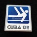 Значок Куба Cuba 1982 виды спорта Гимнастика , ситалл зеркальный стекло