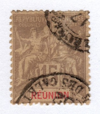 Реюньон 1900 г. Аллегория Mi:RE 48