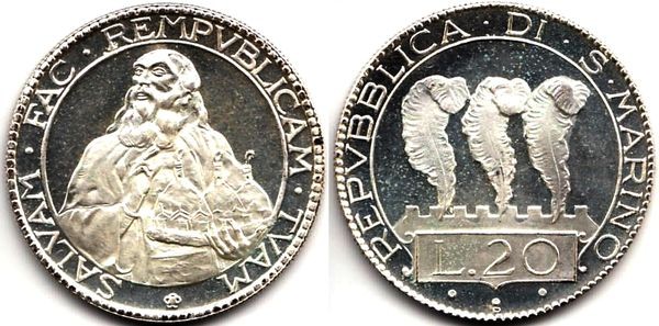 Италия монетовидный жетон - В союзе государство в безопасности (Salvam Fac Rempublicam Tuam)