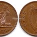 монета Ирландия 1 пенни 1965 год Глухарь