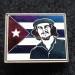 Значок Куба Cuba Эрнесто Че Гевара, флаг, ситалл зеркальный стекло