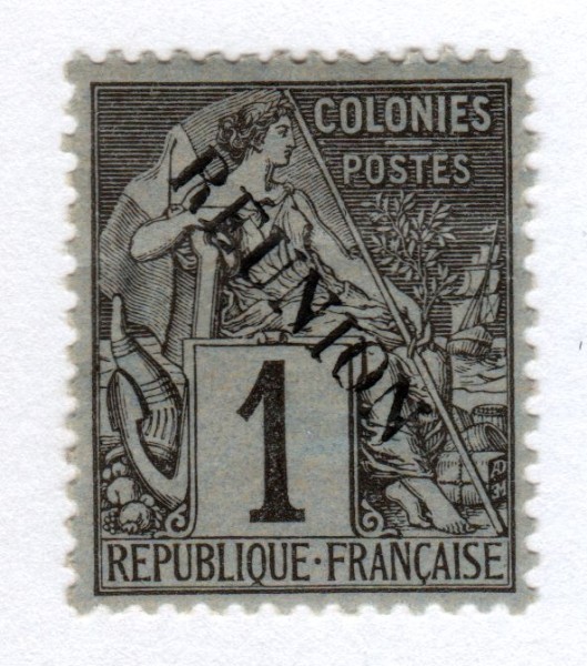 Реюньон 1891 г. Аллегория Mi:RE 17