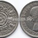 монета Великобритания 2 шиллинга 1966 год