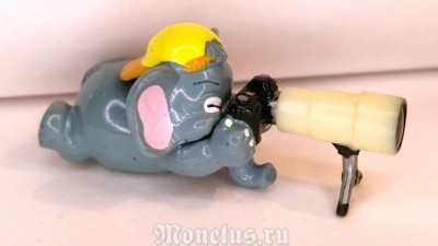 Киндер Сюрприз, Kinder, серия Слоны пляжные 1997 год, с фотоаппаратом