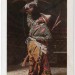 1928 год, Открытка В. В. Верещагин Богатый киргизский охотник с соколом, чистая