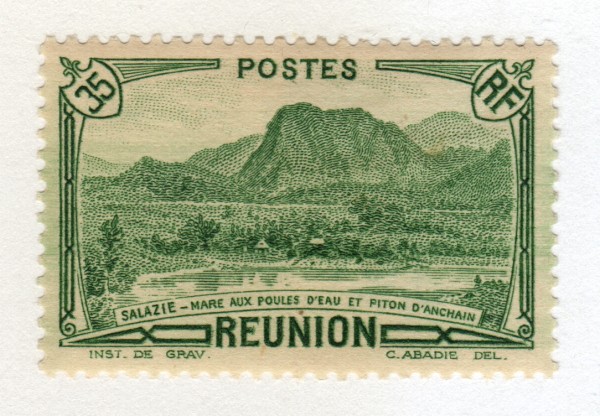 Реюньон 1938 г. Салази: вершина Анчейна Mi:RE 134
