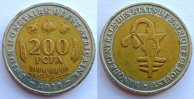 Западная Африка (BCEAO) 200 франков 2005-2010 год