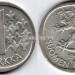 монета Финляндия 1 марка 1966 год