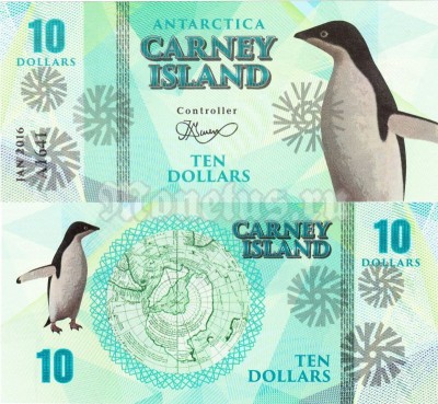 Бона Остров Карней 10 долларов 2016 год