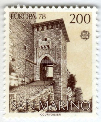 марка Сан-Марино 200 лир "Ripa Gate" 1978 год