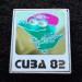 Значок Куба Cuba 1982 талисман крокодил, ситалл зеркальный стекло