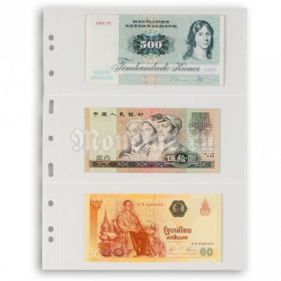 Листы для банкнот Grande 3C (прозрачные)