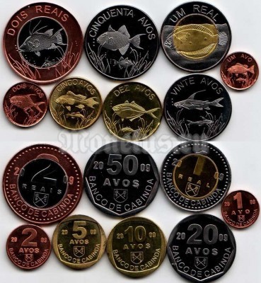 Кабинда набор из 8-ми монет 2009 год