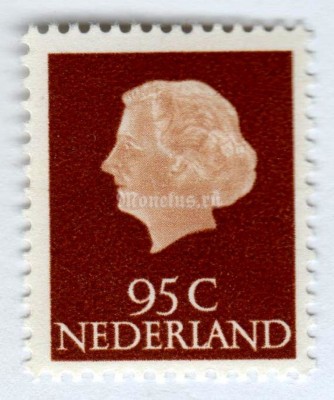 марка Нидерланды 95 центов "Queen Juliana (1909-2004)" 1967 год