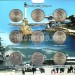 Набор из 9-ти юбилейных монет 2 рубля серии "Города-герои", в капсульном альбоме
