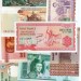 Набор из 62-х банкнот разных стран мира