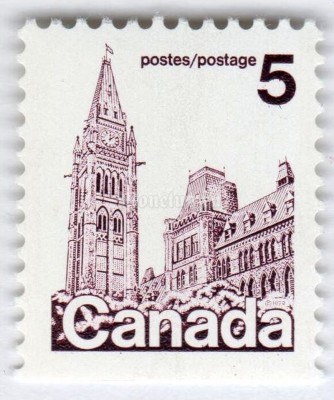 марка Канада 5 центов "Houses of Parliament" 1979 год