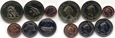 Острова Питкерн набор из 6-ти монет 2009 год