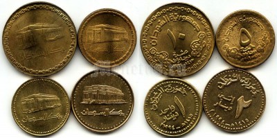 Судан набор из 4-х монет