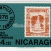 марка Никарагуа 4 сентаво "1922 - Jamaica 'Inverted Mark'" 1976 год