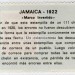 марка Никарагуа 4 сентаво "1922 - Jamaica 'Inverted Mark'" 1976 год