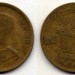монета Таиланд 25 сатангов 1957 год