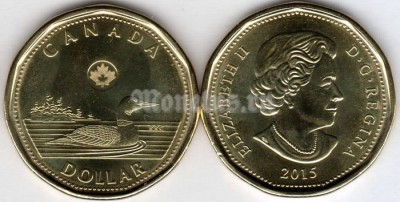монета Канада 1 доллар 2015 год - Утка