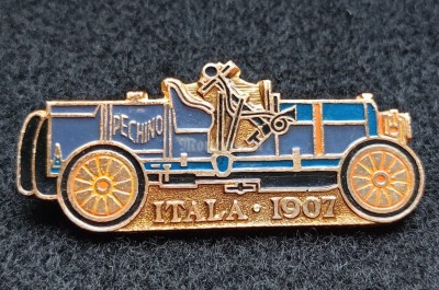 Значок Автомобиль PECHINO ITALA 1907 транспорт машина