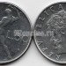монета Италия 50 лир 1951 - 1985 год