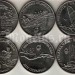набор из 6-ти монет Румыния 10 лей 1996 год XXVI летние Олимпийские игры в Атланте