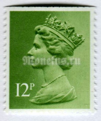 марка Великобритания 12 пенни "Queen Elizabeth II"