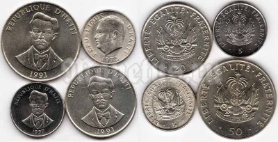 Гаити набор из 4-х монет