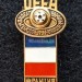 Значок ( Спорт ) "Чемпионат Европы по футболу среди юношей СССР-1984" Франция UEFA 