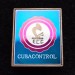 Значок Куба Cuba Cubacontrol ECC, ситалл зеркальный стекло