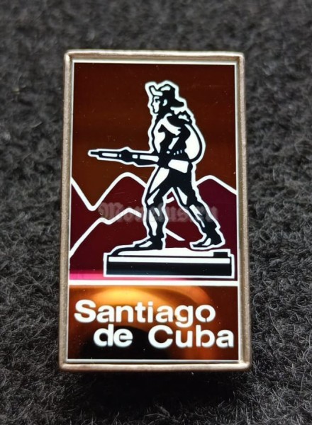 Значок Куба Santiago de Cuba Сантьяго, ситалл зеркальный стекло