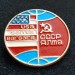 Значок США СССР Ялта USA Санта Барбара города побратимы