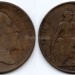 монета Великобритания 1 пенни 1902 год