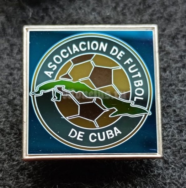 Значок Куба Cuba Asociacion de futbol Футбольная ассоциация, ситалл зеркальный стекло