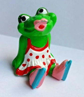Киндер-Сюрприз, Kinder, Le Simpatiche Ranopla 1993, вып 1997 Froggy Friend, Лягушка девочка в платье
