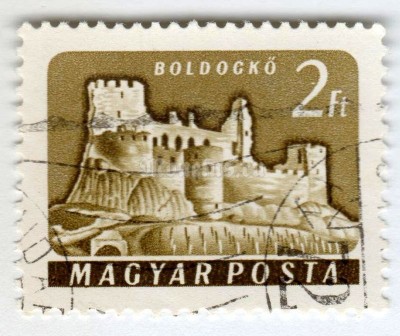 марка Венгрия 2 форинта "Boldogkő" 1961 год Гашение