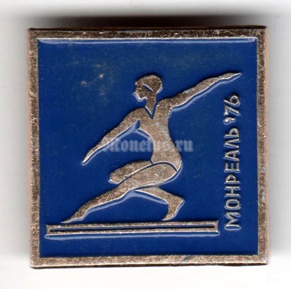 Значок ( Спорт ) "Монреаль-76, Спортивная гимнастика"