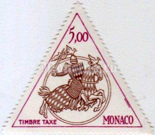 марка Монако 5 франков "Knight" 1983 год