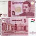 банкнота Таджикистан 3 сомони 2010 год